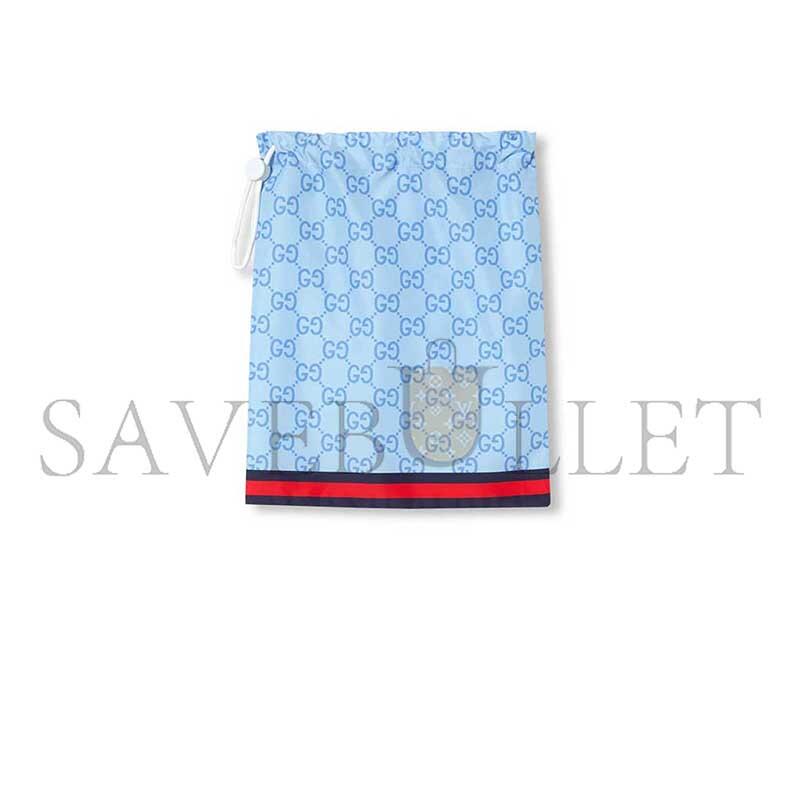 Gvc*1 printed poplin tech swim shorts 815602
